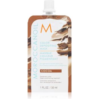 Moroccanoil Color Depositing нежна подхранваща маска без перманентни цветови пигменти Cocoa 30ml