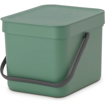 Brabantia Кош за смет за разделно събиране Brabantia Sort&Go 6L, Fir Green (1003233)