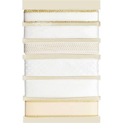 Galeria Papieru Stuhy dekorační ivory sada, 1 m x 6 ks