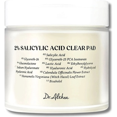 Dr. Althea - 2% Salicylic Acid Clear Pad 60pcs