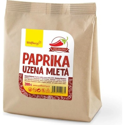 WOLFBERRY Paprika Sladká uzená mletá 300 g – Zboží Dáma