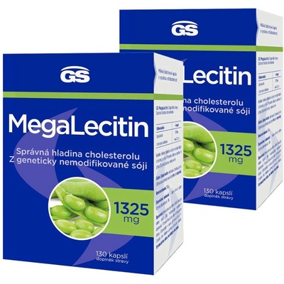 GS MegaLecitin 2 x 130 kapslí