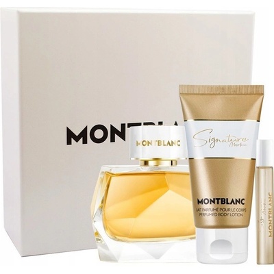 Montblanc Signature Absolue, SET: EDP 90 ml + EDP 7,5ml + Telové mlieko 100 ml pre mužov