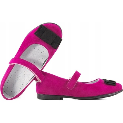 Kornecki 4246 dívčí balerínky polobotky růžová