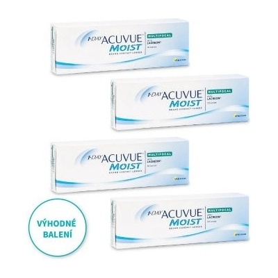 Johnson & Johnson 1-Day Acuvue Moist Multifocal 30 čoček 4 ks