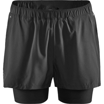 Craft ADV Essence 2v1 Shorts šortky dámské Černá