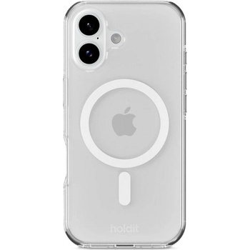 Holdit Калъф Holdit - iPhone 17, MagSafe, бял/прозрачен (7330985168369)