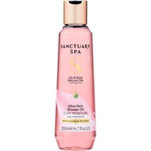 Sanctuary Spa Душ масло с натурални масла Лилия и Роза, 200 мл