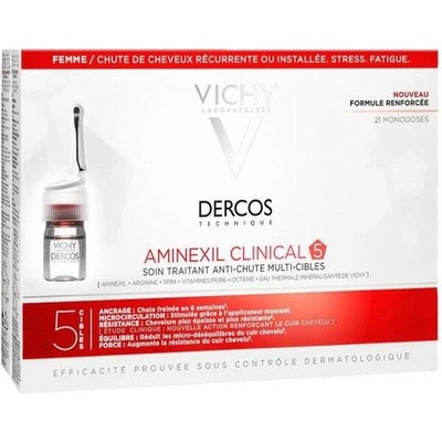 VICHY Dercos Aminexil Clinical 5 ženy 21×6 ml