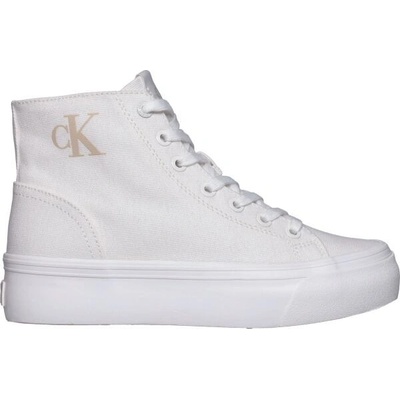 Calvin Klein Jeans Vulc Flatform Mid Cv Mg dámske YW0YW01764 biela