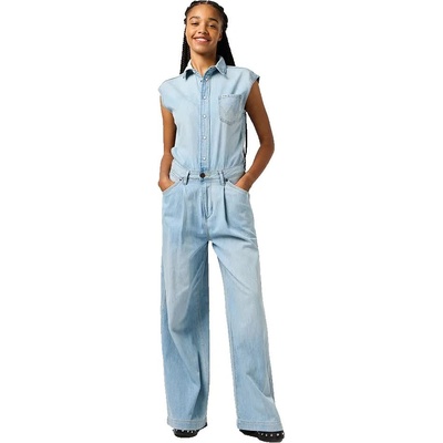 WRANGLER Гащеризон Wrangler 112362713 sleeveless jumpsuit - Blue (Pale Blue Wash)