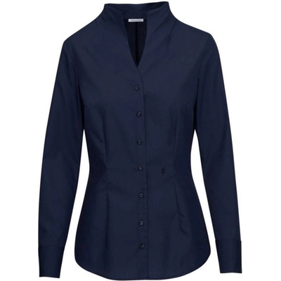 SST Chalice Blouse Slim LSL Popelínová dámska košeľa s dl. rukávom navy modrá
