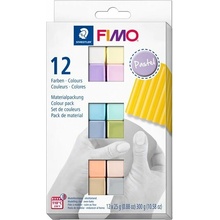 Fimo Soft Modelovacia hmota sada 12x25 g Pastel 12 farieb