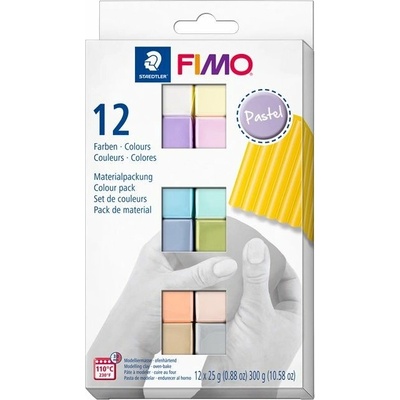 Fimo Soft Modelovacia hmota sada 12x25 g Pastel 12 farieb