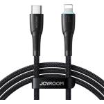 JOYROOM IPAD / IPAD 2 / IPAD 3-то поколение JOYROOM STARRY кабел за данни Type-C - Lightning, 100 см, ЧЕРЕН SA32-CL3 ЧЕРЕН (SA32-CL3 BLACK)