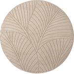 Ayyildiz Бежов кръгъл килим за открито и закрито ø 80 cm Nova 1203 - Ayyildiz Carpets (NOVA80801203BEIGE)