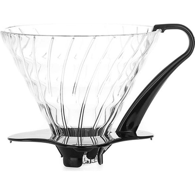 Hario Dripper V60-03 skleněný černý