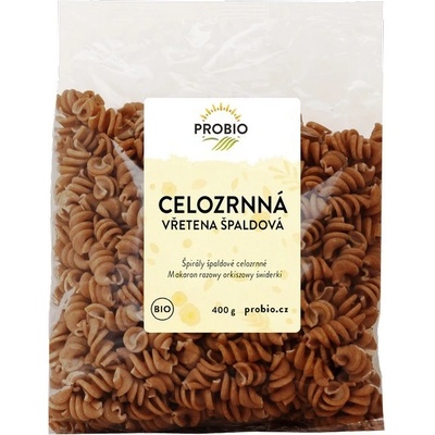 Probio Těstoviny špaldové vřetena celozrnné 400 g