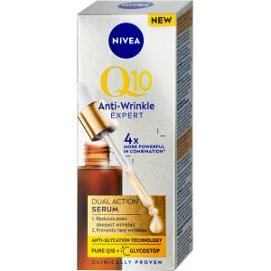Nivea Серум за лице Q10 Anti-Wrinkle Expert Pure Q10+Glycostop, 30 ml (2032894)