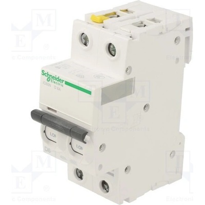 Schneider Electric A9F05206 Acti9 iC60N 2P 6A D 6kA