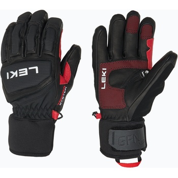 LEKI Мъжки скиорски ръкавици LEKI Griffin Pro 3D black/ red/white