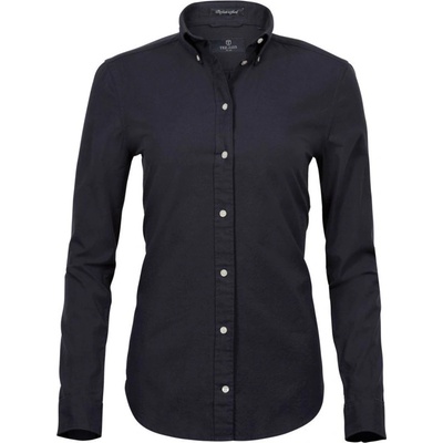 Tee Jays 4001 Oxford Perfect s dl. rukávom čierna