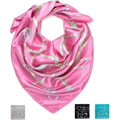 Art Of Polo Fsz20337 dámský šátek s ornamenty Toulouse modrá – Zbozi.Blesk.cz