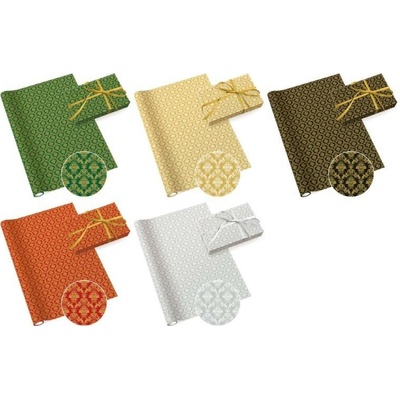 PAW Neutral 4, vianočný baliaci papier v rolke 0,7m x 2m, rôzne farby s motívy