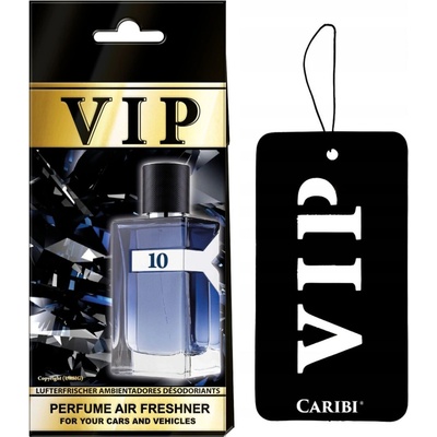 Caribi VIP parfumovaný osviežovač do auta č.10 13 g