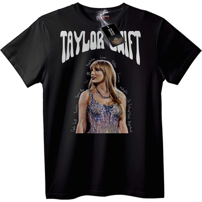 NOONEBRAND Тениска Колекция от албуми на Taylor Swift - 7XL, Black
