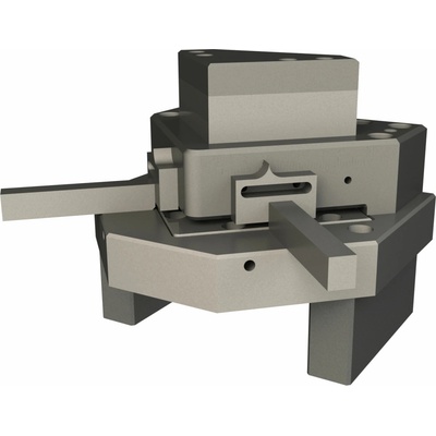 Metallkraft® Dierovací nástroj pre vrúbľovanie max. 100×100×3 mm
