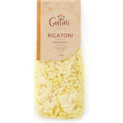 GuTiNi Gutini bezlepkové cestoviny RIGATONI 250 g