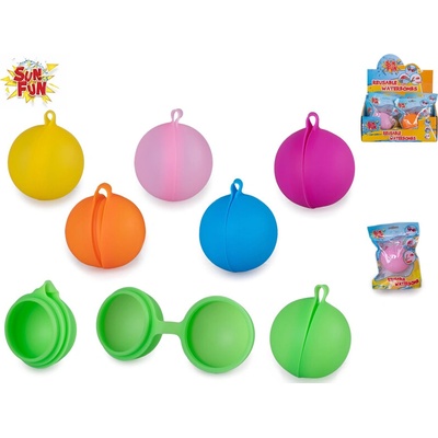 Sun Fun loptičky na vodu 6 cm znovupoužiteľné