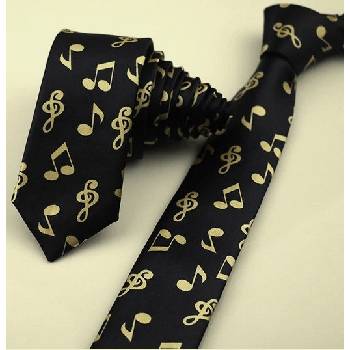 AE production Kravata zlatá nota