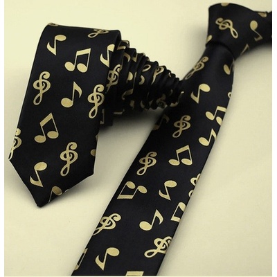 AE production Kravata zlatá nota