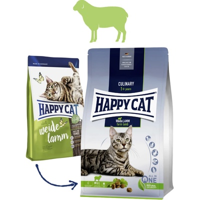 Happy Cat Adult Culinary Weide Lamm Jehněčí 4 kg