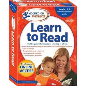 Image 1 of Hooked on Phonics Learn to Read - Levels 1&2 Complete: Early Emergent Readers (Pre-K Ages 3-4) | Hooked on Phonics