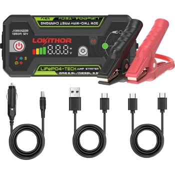 Startovací zdroj LOKITHOR J1350 PRO 12V 1350A LiFePO₄