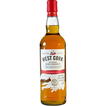 West Cork whiskey bourbon Cask 40% 0,7 l (čistá fľaša)