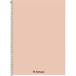 Fortuna Спирална тетрадка FORTUNA Monocolor A/4 70 листа пастелна праскова 01.08676 (01.08676)