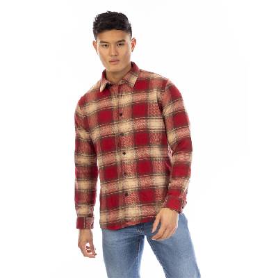 Риза с дълъг ръкав Peter Werth Men's Bagley Long Sleeve Shirt - Red