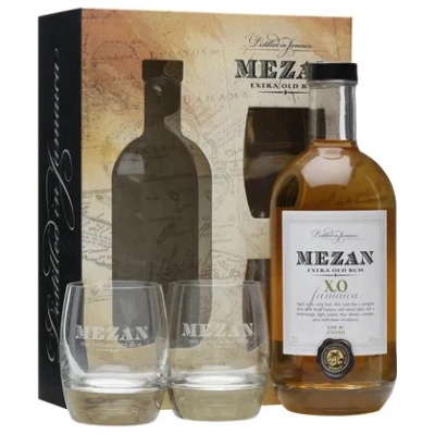 Mezan „XO Hampden & Monymusk” 40% 0,7 l (dárkové balení 2 panáky)