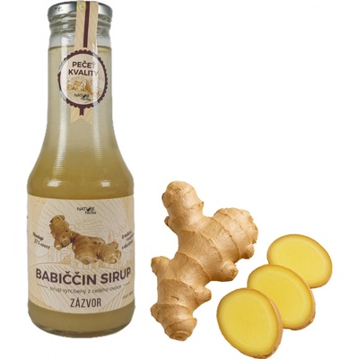 Nature Notea Babiččin sirup Zázvor 0,5 l