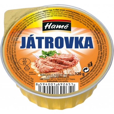 Hamé Játrovka, paštika 120g