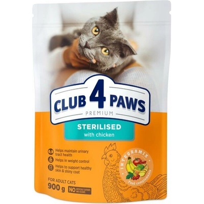 CLUB 4 PAWS Premium STERILISED 0,9 kg