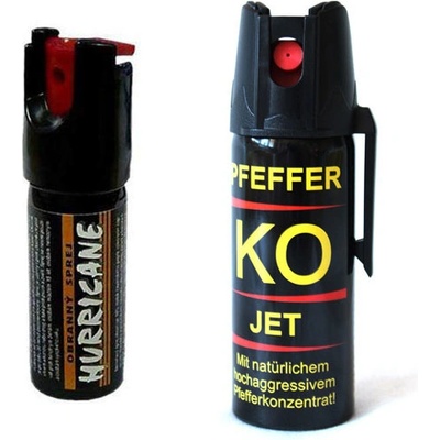 F.W. Klever pepřový sprej set KO JET 40 ml Hurricane 15 ml – Hledejceny.cz
