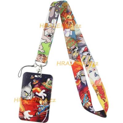 Šňůrka na krk 22103 s cedulkou Tom a Jerry