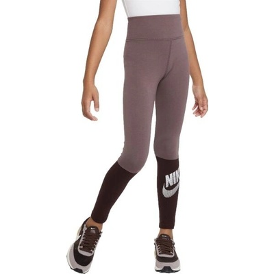 Nike SPORTSWEAR FAVORITES Dívčí legíny hnědá