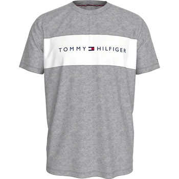 Image 1 of Tommy Hilfiger Тениска Tommy Hilfiger Cotton Panel T-Shirt - Grey/White
