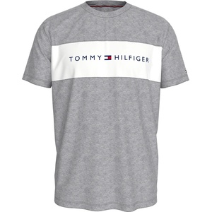 Tommy Hilfiger Тениска Tommy Hilfiger Cotton Panel T-Shirt - Grey/White